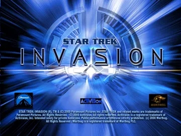 Star Trek - Invasion (US) screen shot title